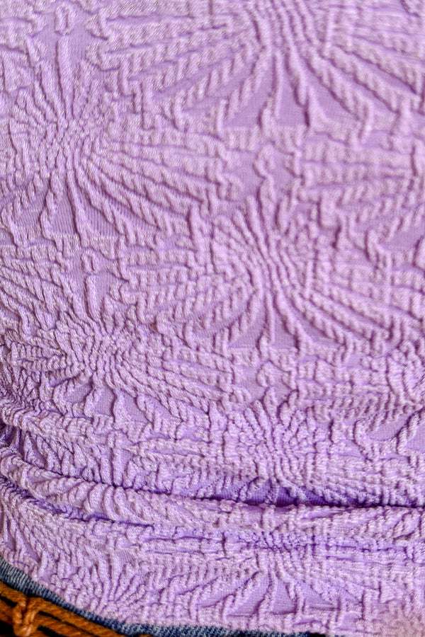 Soft Fleur Jacquard Tank Top / Lilac - Image 6