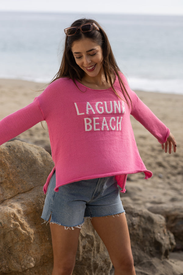 Laguna Beach Sweater / Pink - Image 2
