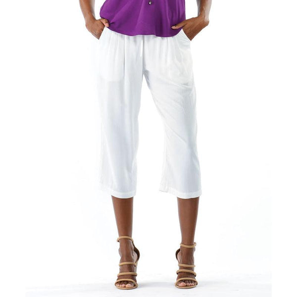 Solid Board Shorts - White