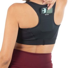 Eco Tech-Flex Pocketed Sports Bra