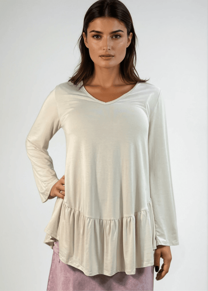 Ally Grab and Go Tunic (Cream)