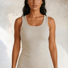 Tummy Tucker Tank Top (Egg Nog)