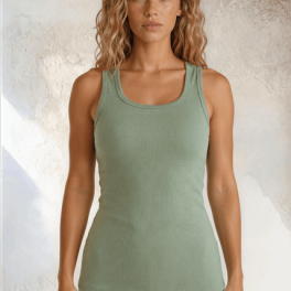 Tummy Tucker Tank Top (Sage)
