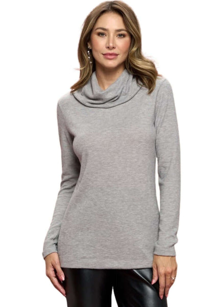 Luxury Feel Cowl Neck Sweater - Image 2