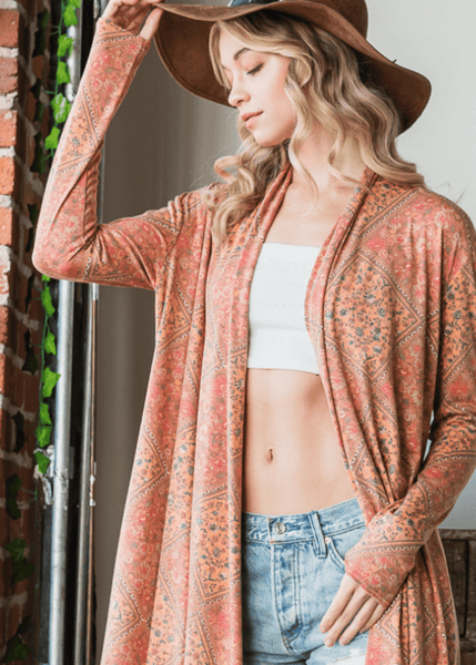 Willow Bohemian Vibes Long Cardigan - Image 5