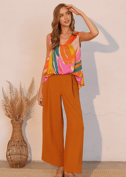 Tropical Front Tucked Top - Image 3