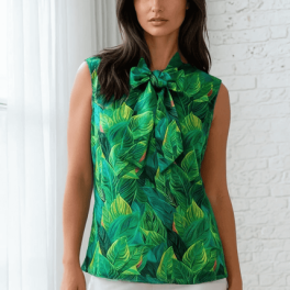 Leaves Bow Top