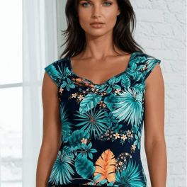 Isabel Top in Tropical