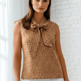Paw Print Bow Top