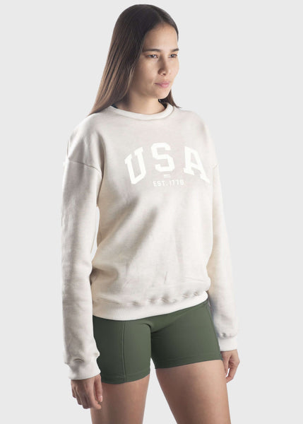 USA Mid-Weight Fleece Sweatshirt