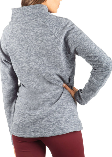 Polar Fleece Asymmetrical Pullover - Image 2