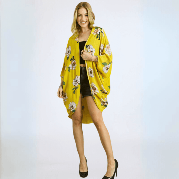 Cocoon Floral Kimono Cardigan CLEARANCE FINAL SALE - Image 5