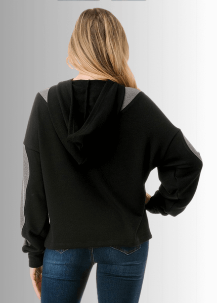 Allison Color Block Hoodie - CLEARANCE FINAL SALE - Image 2