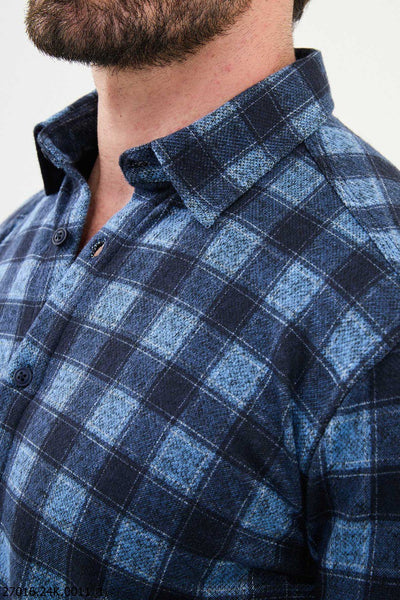 Foggia Check Shirt — Blue - Image 2