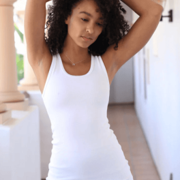 Tummy Tucker Tank Top (White)