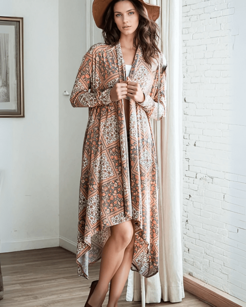 Willow Bohemian Vibes Long Cardigan - Image 3