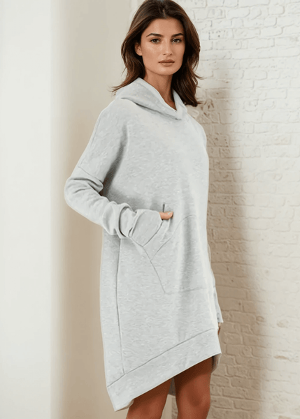 Camilla Cozy Heavy Fleece Tunic Hoodie - Image 3