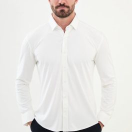 Orleans Button-Up Shirt — White