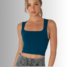 Codastone Clean Line Square Neck Bra Top Made in USA