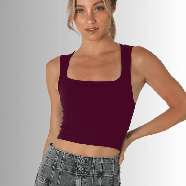 Codastone Clean Line Square Neck Bra Top Made in USA - Image 3