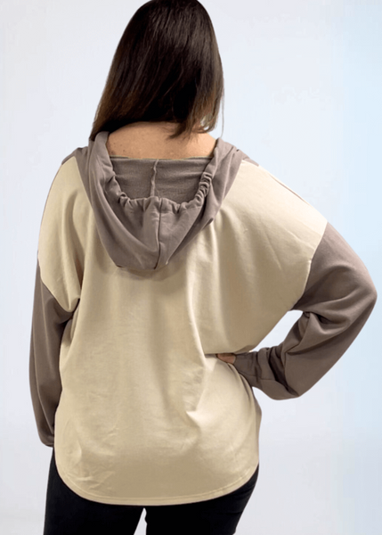 Color Block Hoodie - CLEARANCE FINAL SALE - Image 3