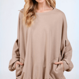 Cozy Convenient Pocket Sweatshirt - CLEARANCE FINAL SALE