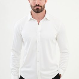 Bordeaux Formal Shirt — White