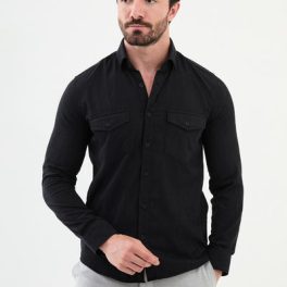 Grenoble Corduroy Shirt — Dark Grey