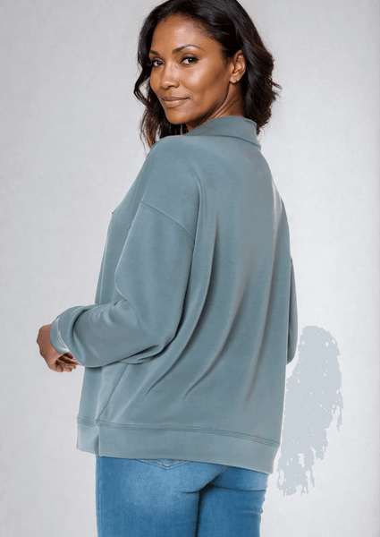 Elle Dreamy Soft V-Neck Pullover - CLEARANCE FINAL SALE - Image 4