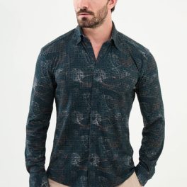 Livorno Patterned Shirt — Green