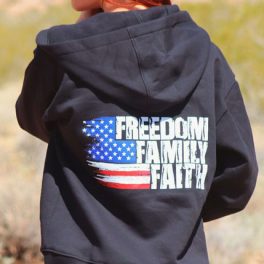 HIGHLAND FAITH FAMILY FREEDOM FULL ZIP SWEATSHIRT
