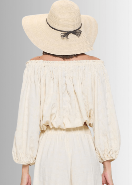 Hamptons Textured Cropped Top CLEARANCE FINAL SALE - Image 2