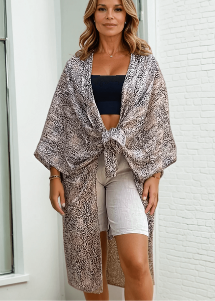 Drapey Silhouette Kimono Cardigan