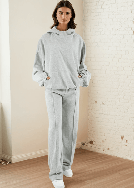 Juliana Puffy High Neck Heavy Fleece Hoodie - Image 2