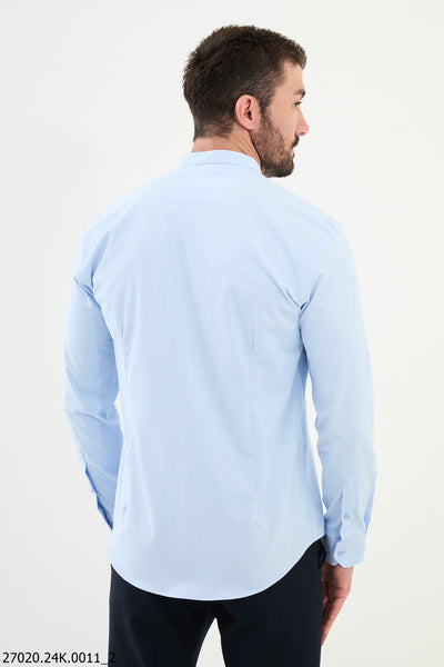 Carcassonne Formal Shirt — Light Blue - Image 3