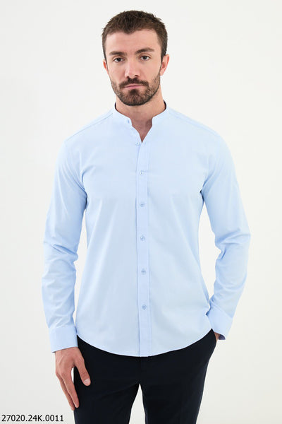 Carcassonne Formal Shirt — Light Blue