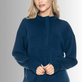 Maggie Dreamy Soft Quarter Zip Pullover - CLEARANCE FINAL SALE