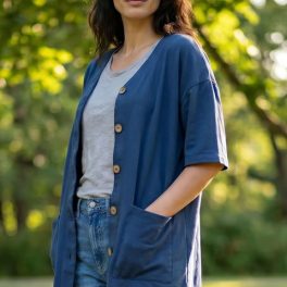 Codastone Farm Jacket | Organic USA Cotton | Navy