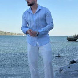 Torino Dress Shirt — Light Blue