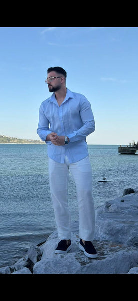 Torino Dress Shirt — Light Blue