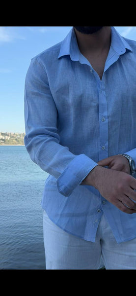 Torino Dress Shirt — Light Blue - Image 4