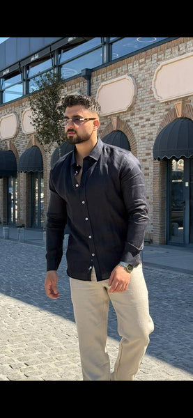 Como Dress Shirt — Navy - Image 2