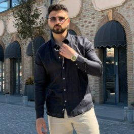 Como Dress Shirt — Navy