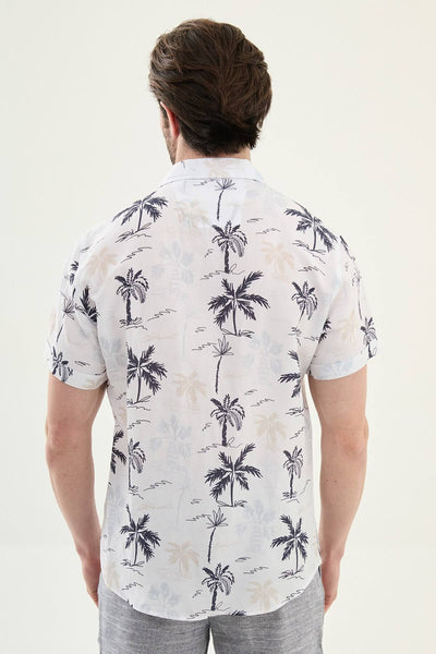 Sorrento Short Sleeve Shirt — Navy - Image 4