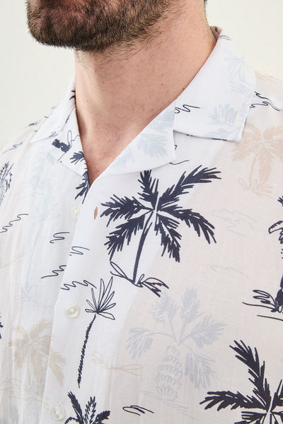 Sorrento Short Sleeve Shirt — Navy - Image 3