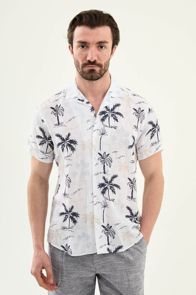 Sorrento Short Sleeve Shirt — Navy