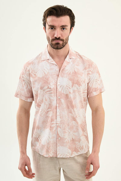 Antibes Short Sleeve Shirt — Pink