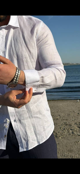 Milano Dress Shirt — White - Image 4