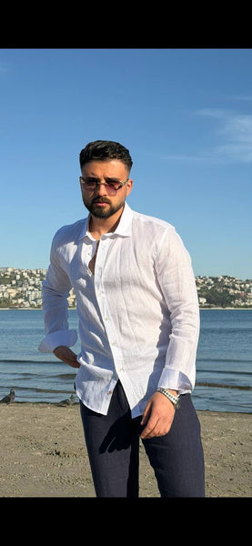 Milano Dress Shirt — White - Image 2