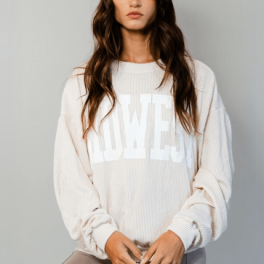 Graphic "MIDWEST" Oversized Sweatshirt - Clearance Final Sale